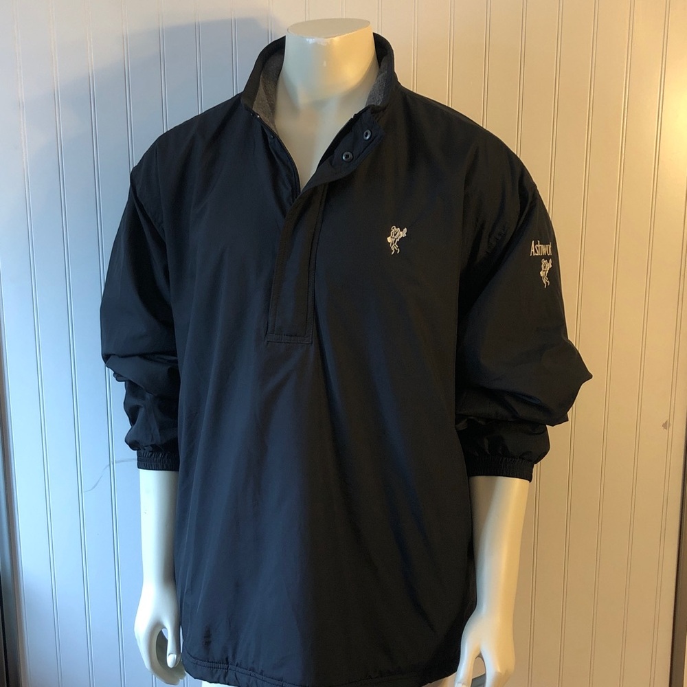 Ashworth Weather Systems Black Long Sleeve Lined Jacket Men’s xl
